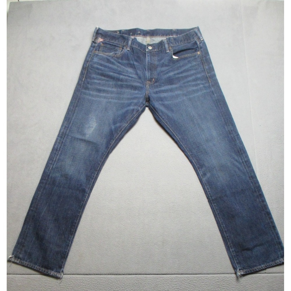 Ralph Lauren Denim & Supply Jeans Mens 38/32 Blue Slim Fit Mid Rise 5-Pockets